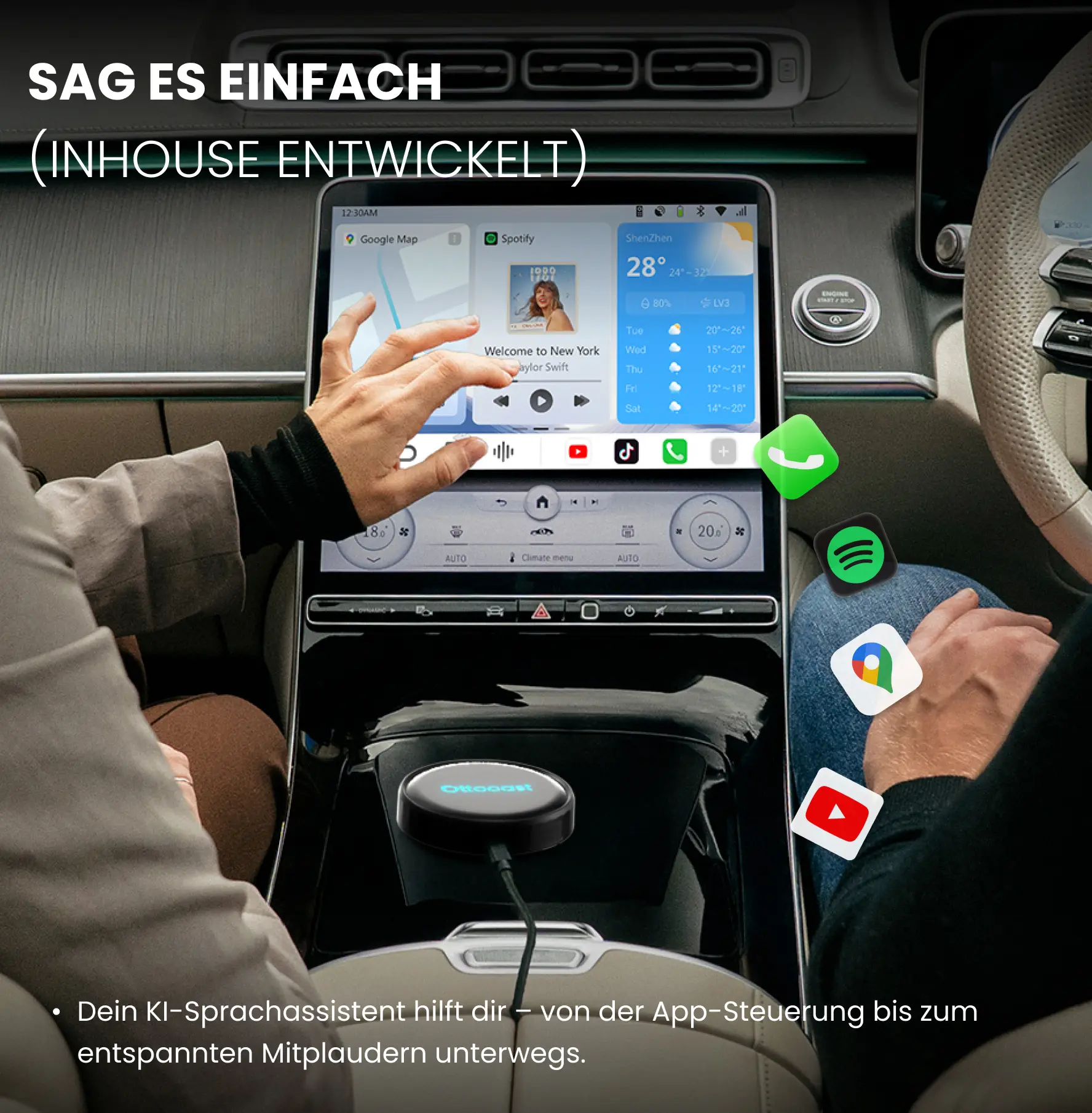 OttoAibox® P3 Pro CarPlay AI Box - Image 3
