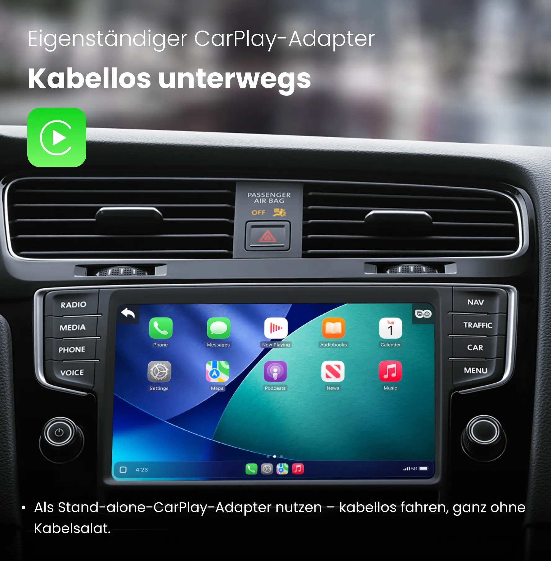 Ottocast® Cabin Care Owl Monitoring Wireless CarPlay Adapter - Image 8
