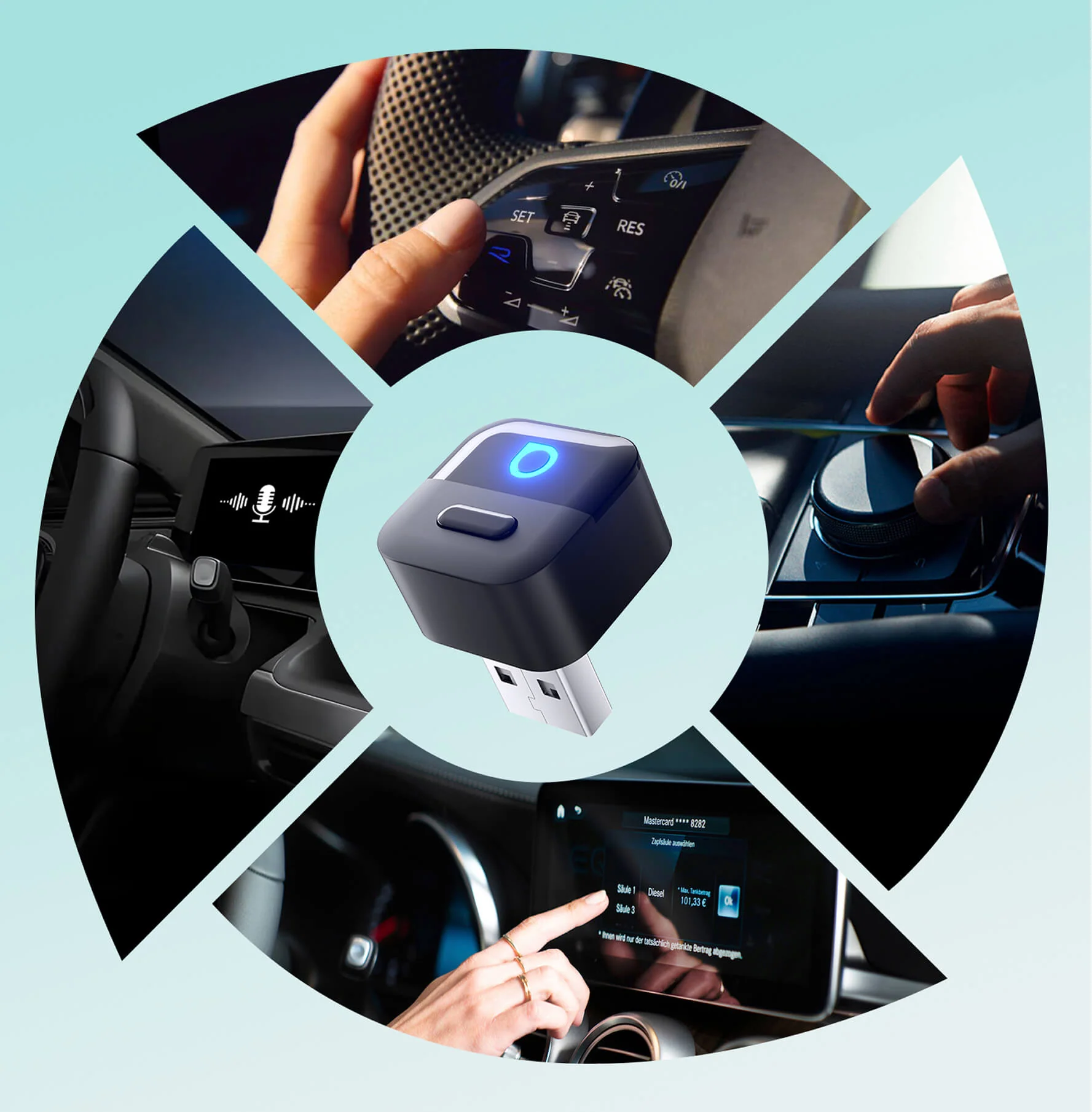 Ottocast® Mini Pico Wireless CarPlay und Android Auto Adapter - Image 11