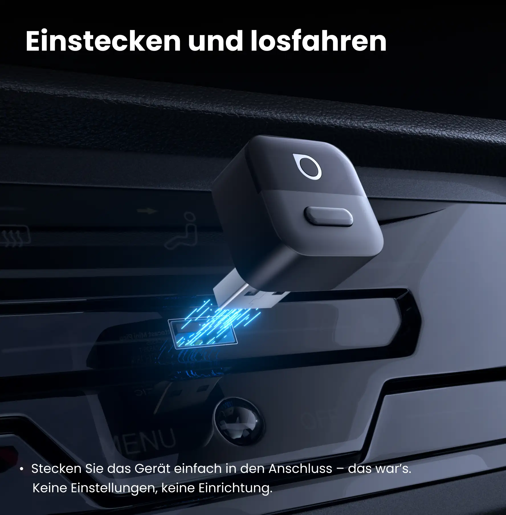 Ottocast® Mini Pico Wireless CarPlay und Android Auto Adapter - Image 6