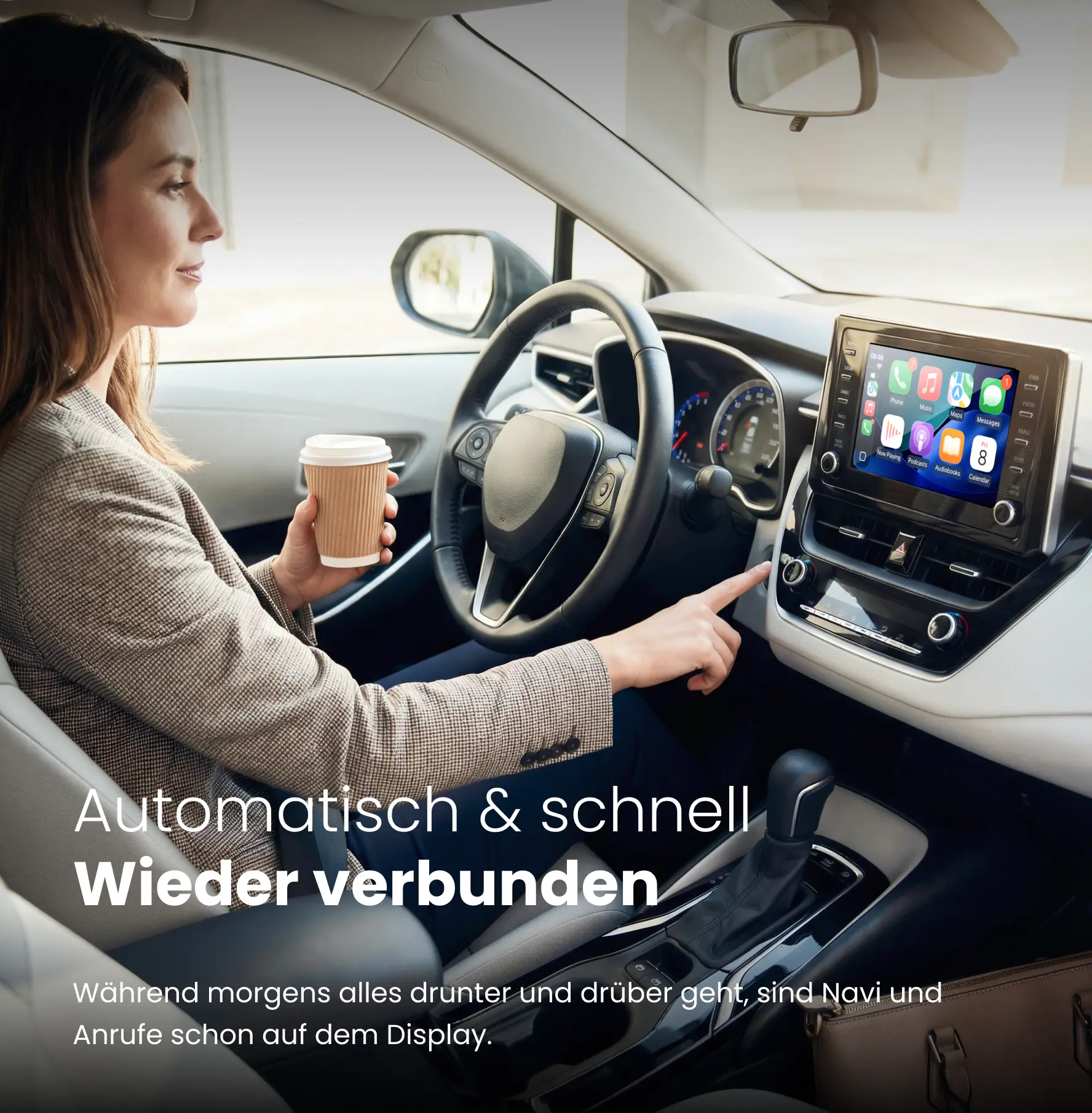 ⏳ 12-Stunden-Blitzangebot! Nicht verpassen! 💥Ottocast® Mini Tube Wireless CarPlay und Android Auto Adapter - Image 9
