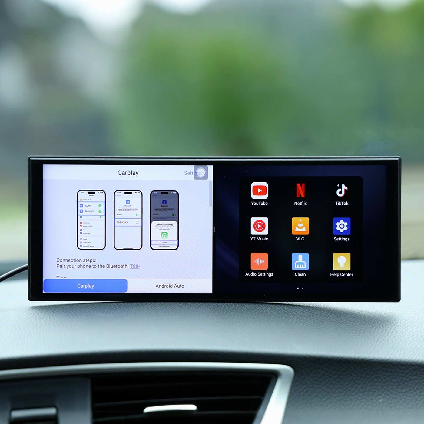 Ottocast® ScreenFlow Wireless CarPlay und Android Auto Display - Image 10
