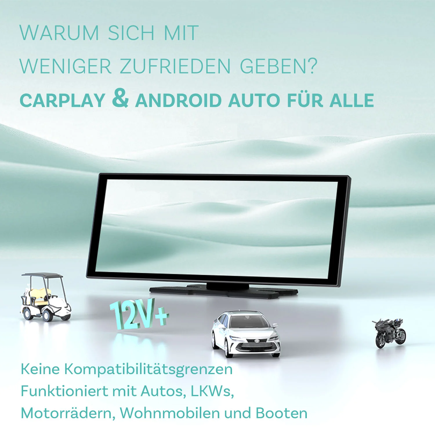 Ottocast® ScreenFlow Wireless CarPlay und Android Auto Display - Image 7