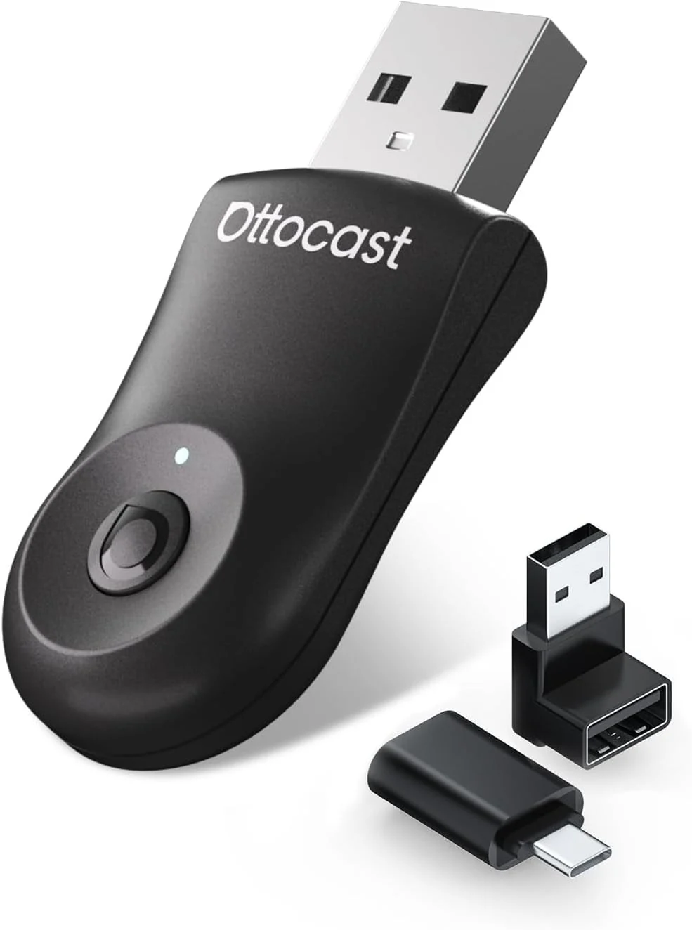 2025 Improved 2-in-1 Wireless CarPlay & Android Car Adapter, OTTOCAST Mini Wireless CarPlay Adapter for iOS 10+ & Android 11+, Converts Wired CarPlay to Wireless - Image 8