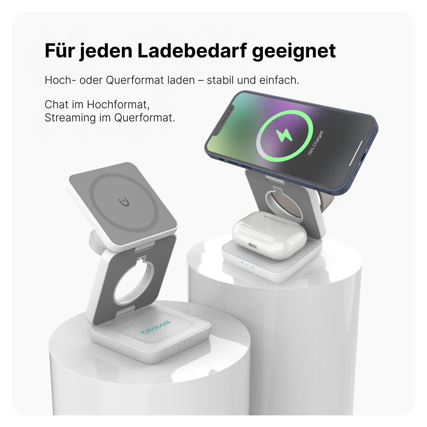 Magnetische kabellose 3-in-1-Ladestation - Image 3
