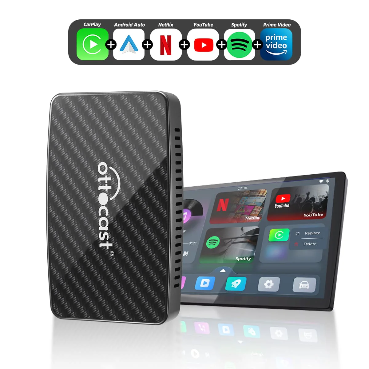 Ottocast® Play2Video Pro kabellose CarPlay und Android Auto Adapter - Image 13