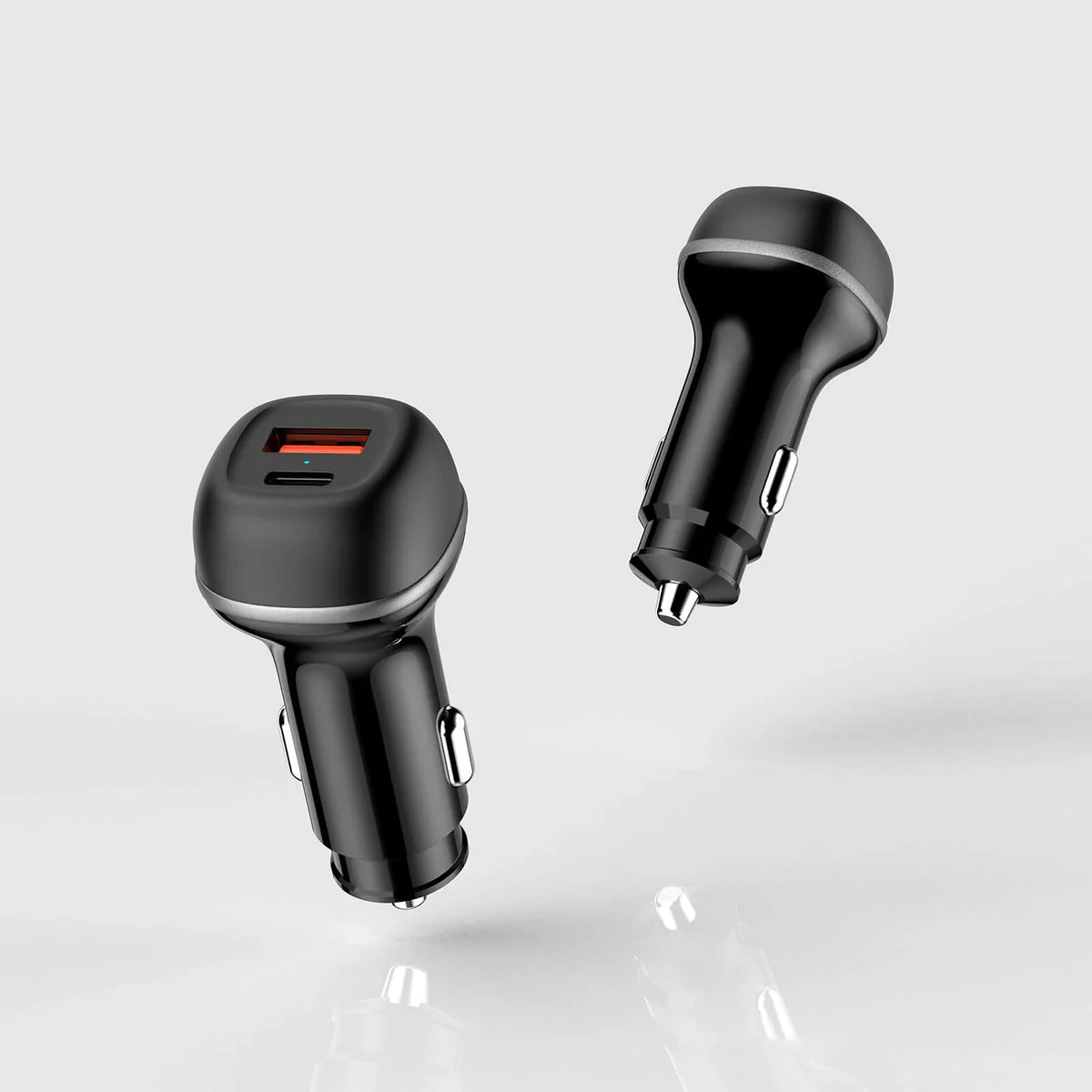 Schnellladegerät für Auto – Dual USB-C & USB-A - Image 3