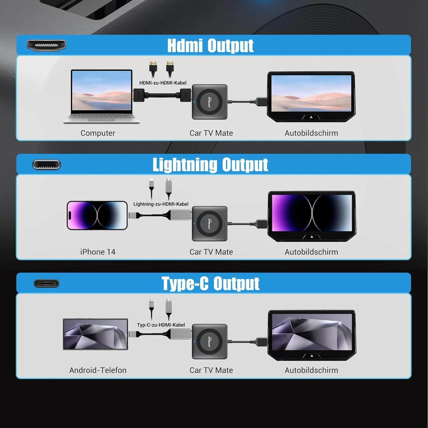 ⏳ 12-Stunden-Blitzangebot! Nicht verpassen! 💥Car TV Mate Pro - Image 9